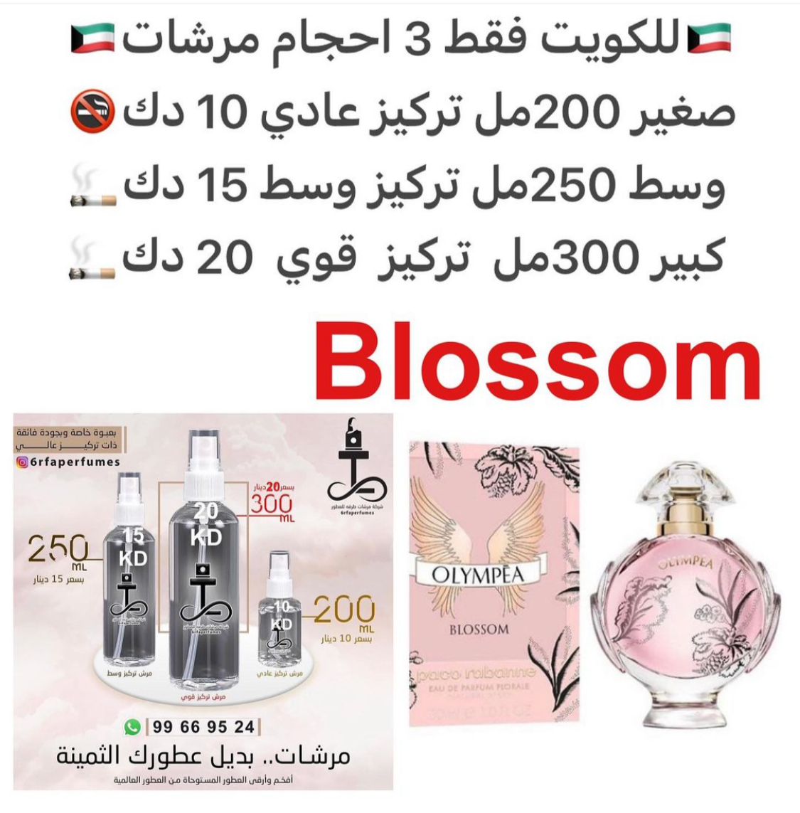 السعر حسب الحجم المطلوب للتركيز والثبات لمدخن السجائر 🚬والشيشه وغير المدخن 🚭 ورسوم عنوان منطقة التوصيل