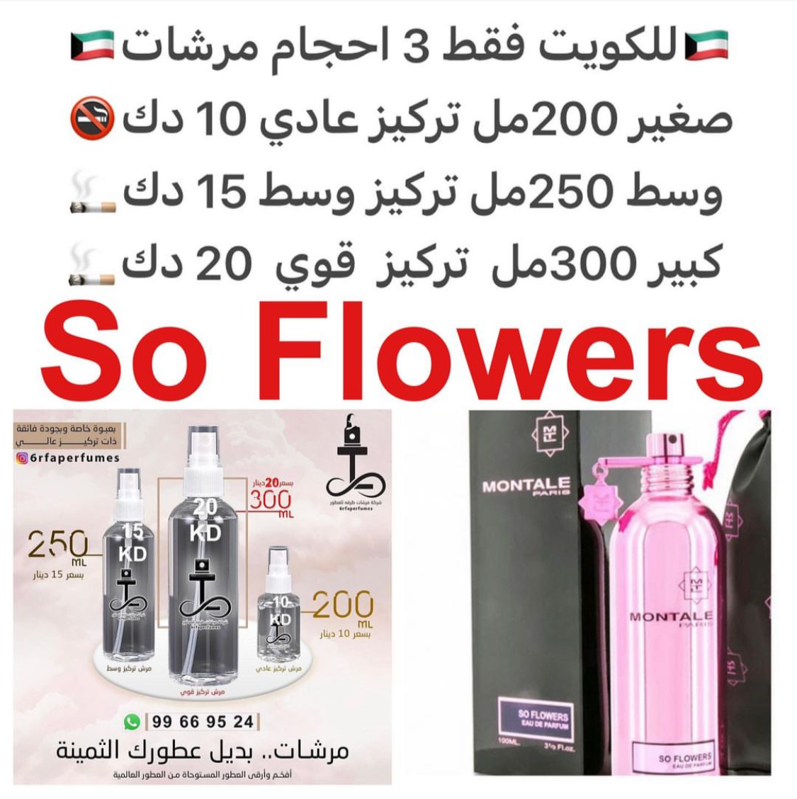 السعر حسب الحجم المطلوب للتركيز والثبات لمدخن السجائر 🚬والشيشه وغير المدخن 🚭 ورسوم عنوان منطقة التوصيل