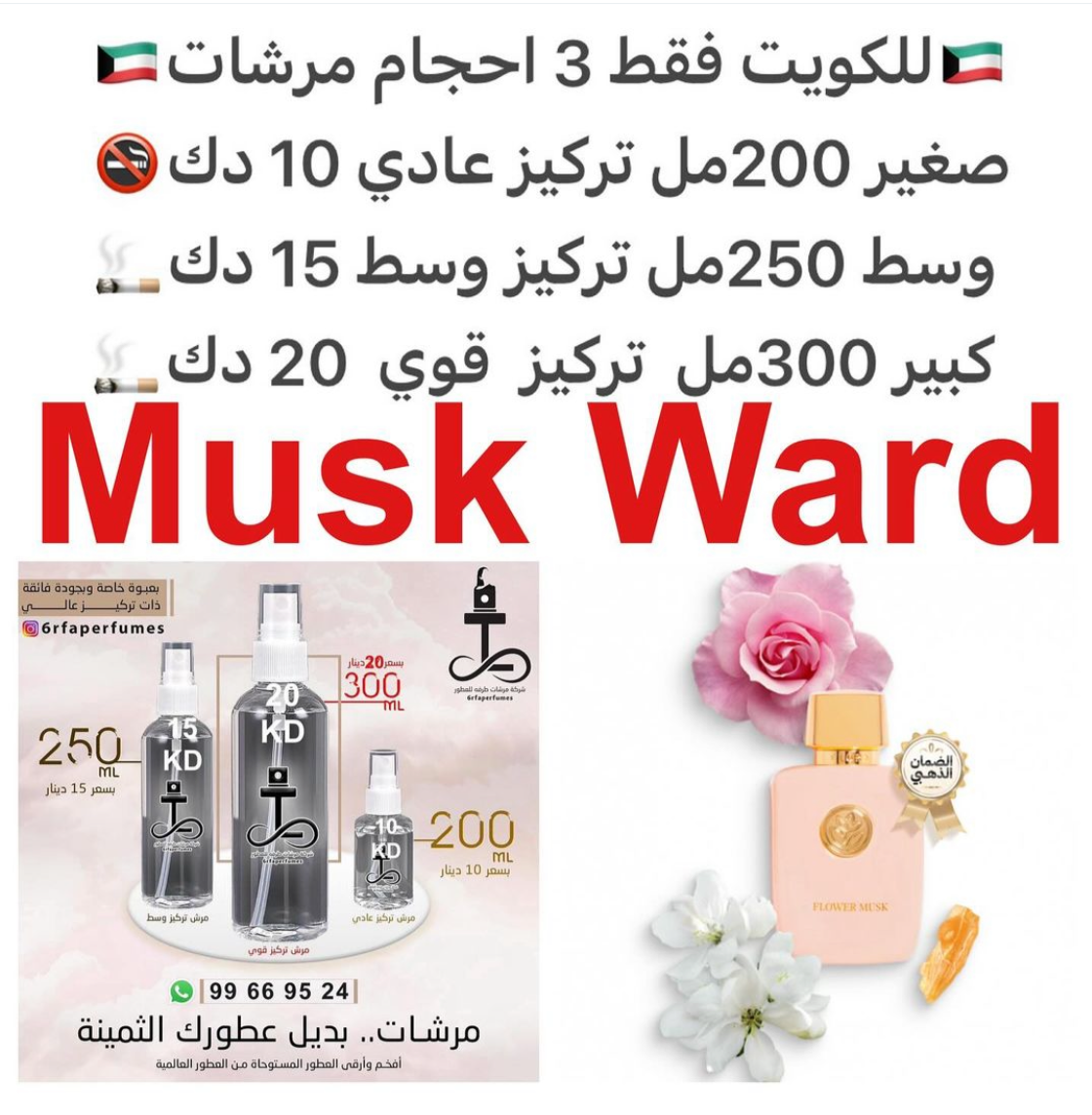 السعر حسب الحجم المطلوب للتركيز والثبات لمدخن السجائر 🚬والشيشه وغير المدخن 🚭 ورسوم عنوان منطقة التوصيل