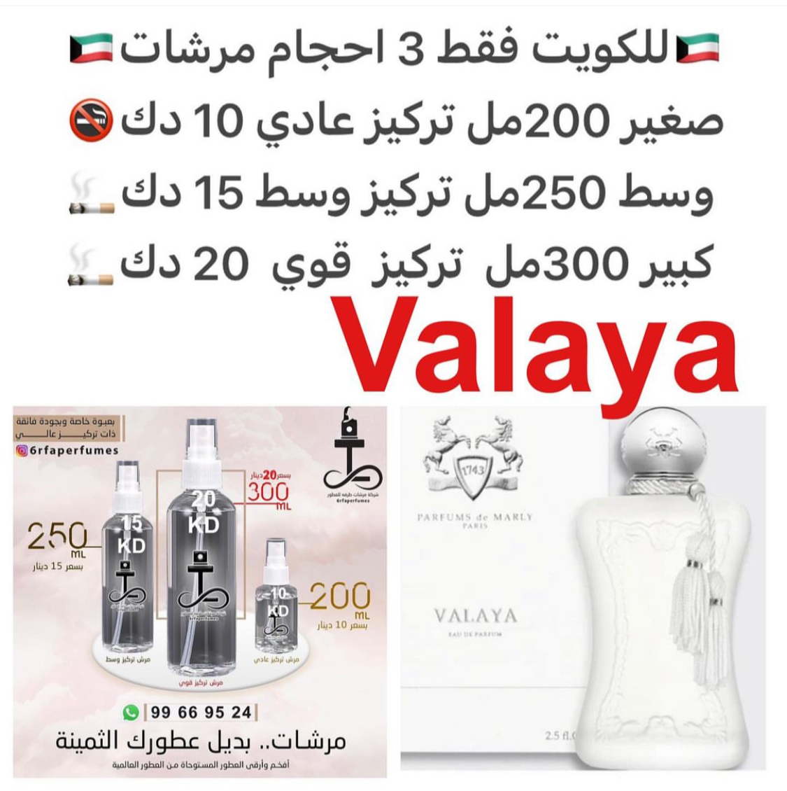 السعر حسب الحجم المطلوب للتركيز والثبات لمدخن السجائر 🚬والشيشه وغير المدخن 🚭 ورسوم عنوان منطقة التوصيل