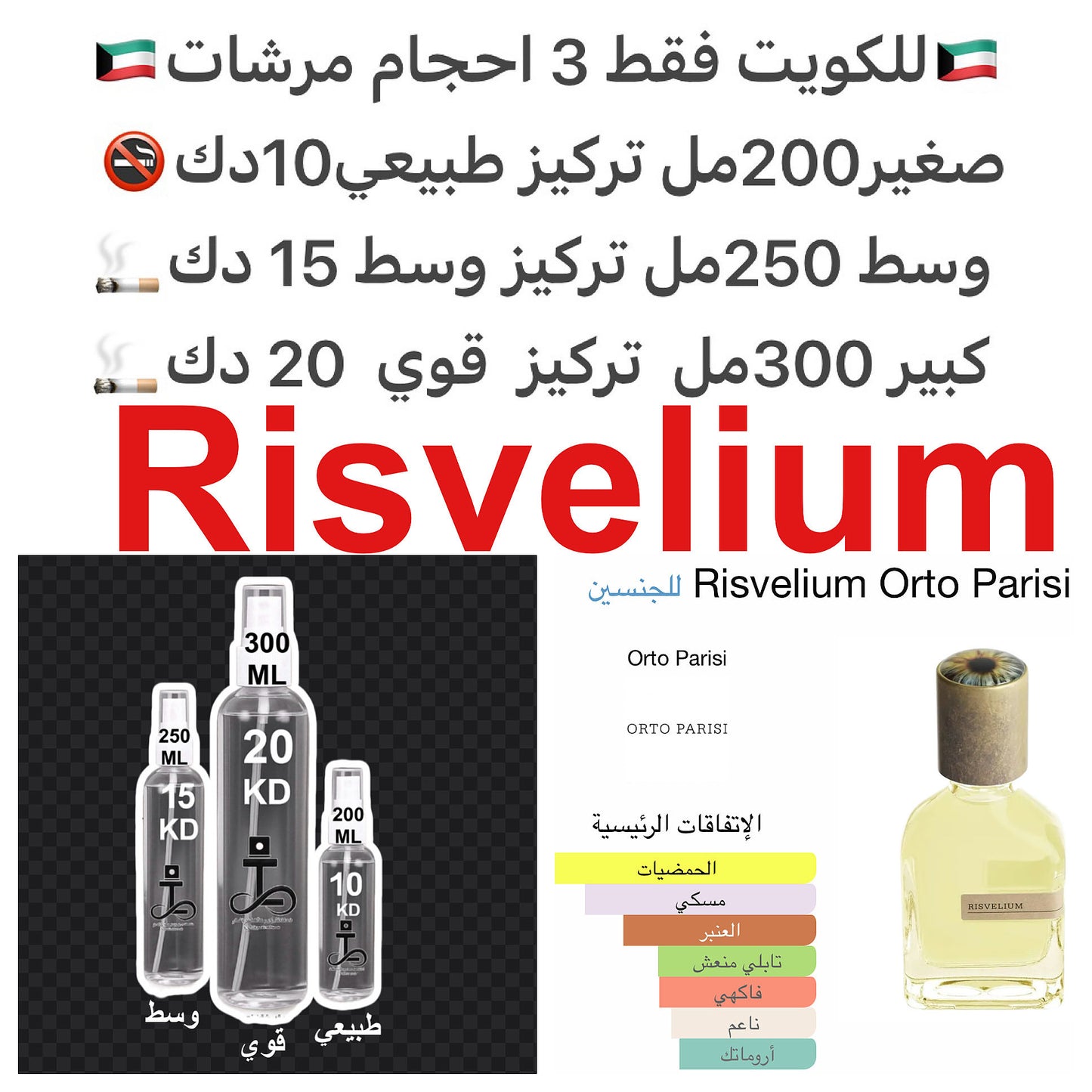 إفتتاحية العطر الجريب فروت و البرغموت; قلب العطر الكشمش الأسود و الأناناس; قاعدة العطر تتكون من المسك, الأمبروكسان و العنبر.#طرفه_باريسي #طرفه_اوترو للطلبات من الكويت ودول مجلس التعاون فقط كابجر من صور عطوركم الاصليه من متجرنا الاكتروني او جوجل او انستقرا