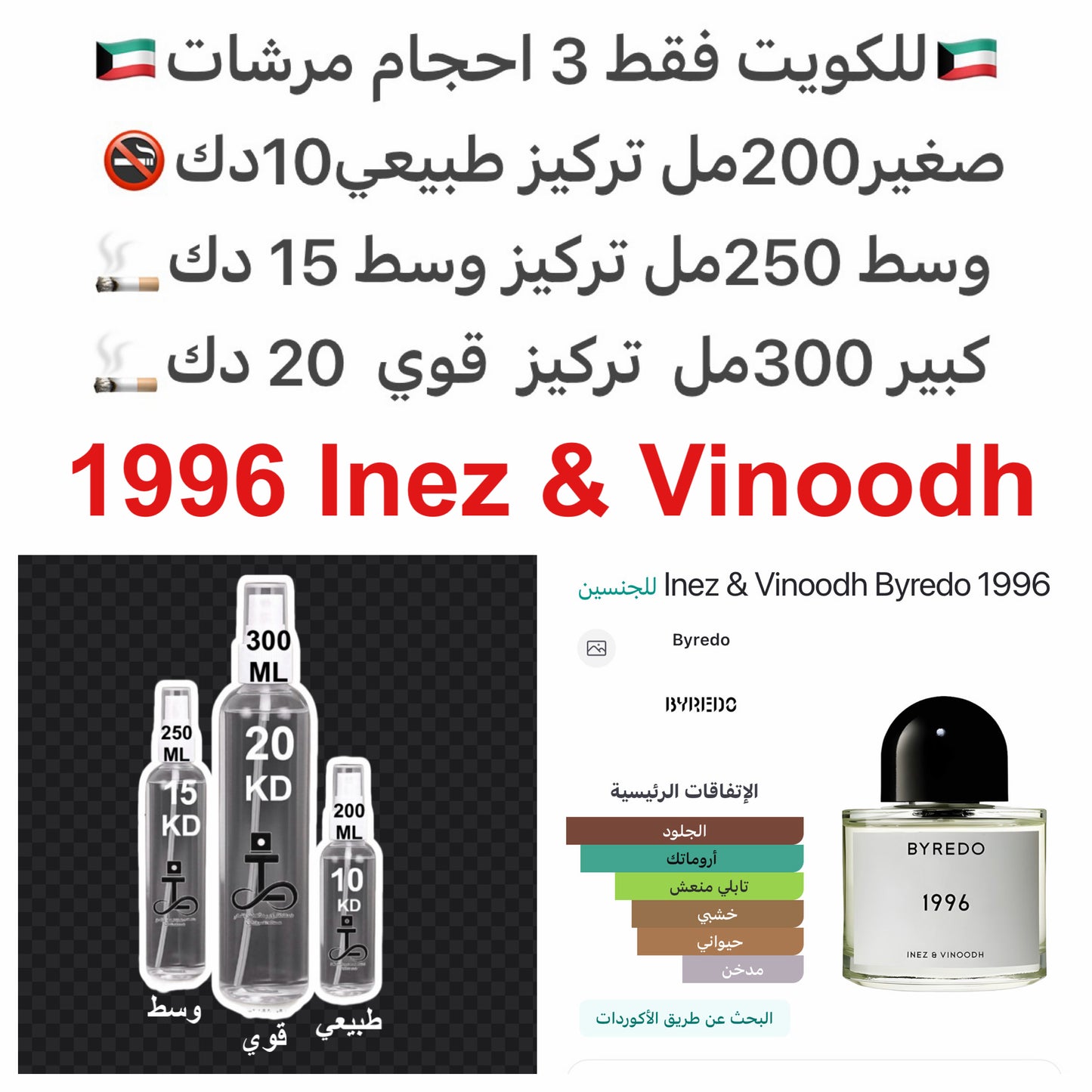 إفتتاحية العطر توت العرعر و الفلفل الأسود; قلب العطر الجلود, السوسن و البنفسج; قاعدة العطر تتكون من الباتشولي, العنبر الأسود و الفانيليا.#طرفه_بريدو للطلبات من الكويت ودول مجلس التعاون فقط كابجر من صور عطوركم الاصليه من متجرنا الاكتروني او جوجل او انستقرا