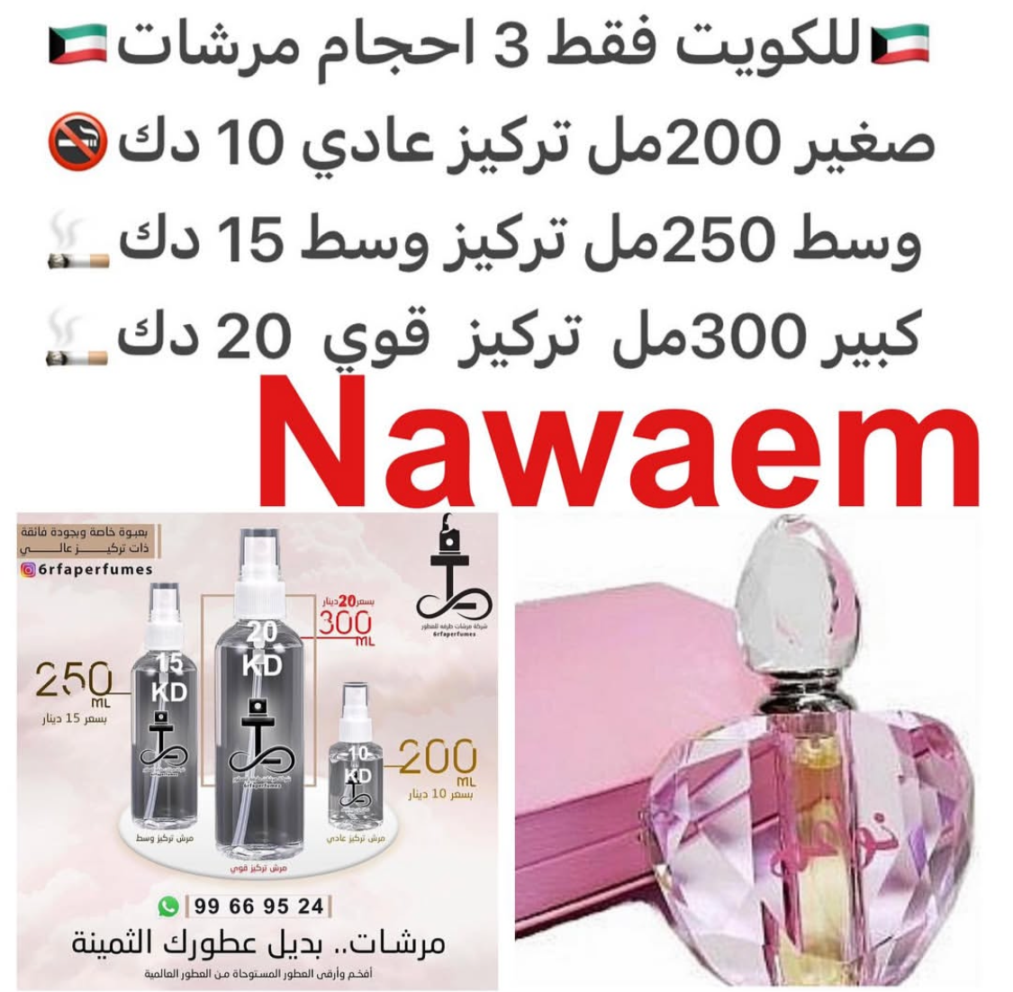 مقدمة العطر الكمثري و اللوتس; قلب العطر الياسمين و مسك الروم; قاعدة العطر تتكون من المسك و خشب الصندل. #طرفه_جنيد #طرفه_عربي  للطلب ارسال صور عطوركم من انستقرامي والعنوان  وحجم العطر المطلوب  على وتس اب 99669524  #طرفه_للعطور