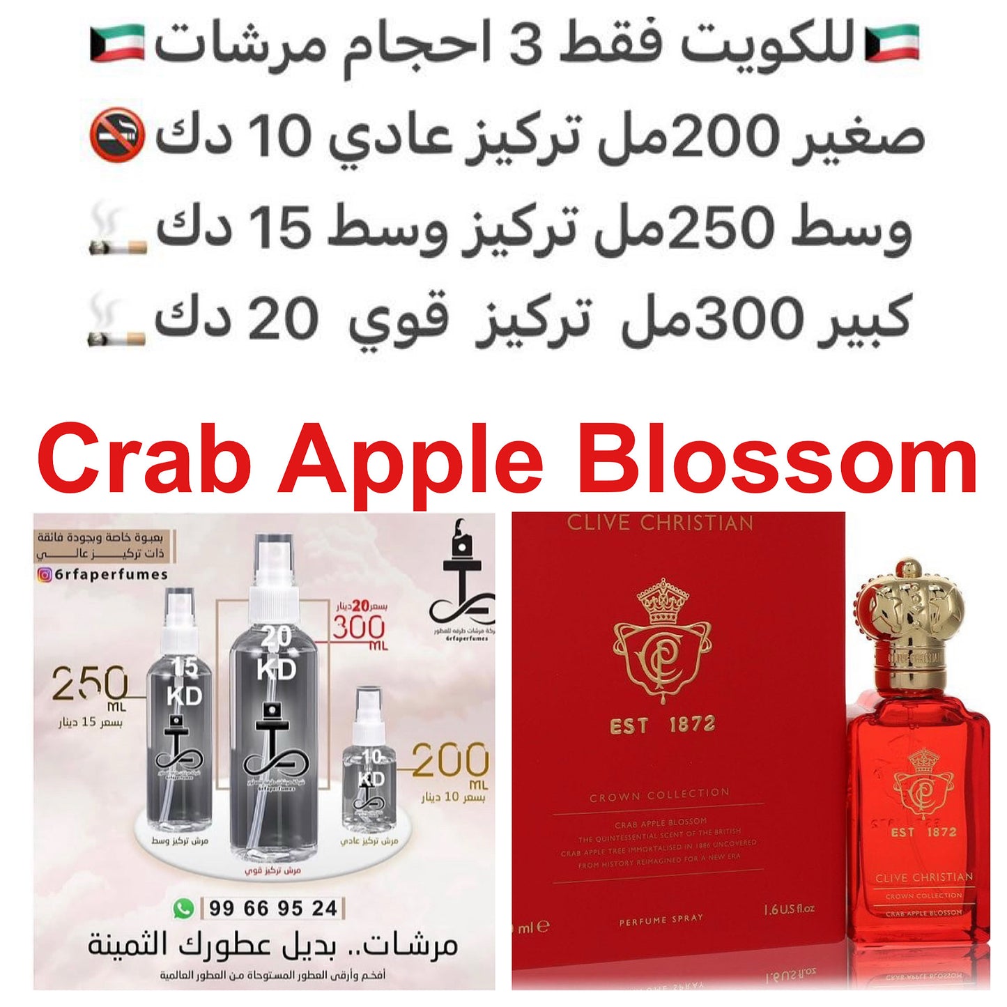 إفتتاحية العطر نسيم البحر, البرغموت و زهر التفاح; قلب العطر الموهيتو و الراوند; قاعدة العطر تتكون من الأخشاب الطافية و خشب الصندل.#طرفه_كلايف_كرستيان للطلبات من الكويت ودول مجلس التعاون فقط كابجر من صور عطوركم الاصليه من متجرنا الاكتروني او جوجل او انستقر