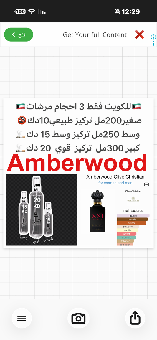 إرمينيديس. تتكون مقدمة العطر من أنجليكا، مريمية، برغموت، وفلفل وردي؛ أما قلب العطر فيتكون من نفحات خشبية، تبغ، باتشولي، وهيلفيتوليد؛ بينما تتكون قاعدة العطر من فول التونكا، مريمية، فانيليا، مسك، خشب الكشمير، أمبروكسان، سوسن، لابدانوم، عود، وزيت سيبريول.