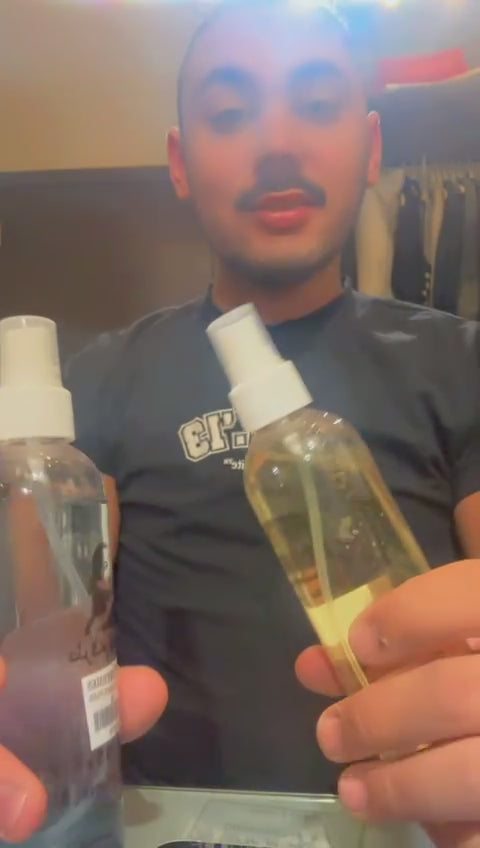 نوعين من الارياح الفرش البودر والمسك المنعش  و يمكن المكس والخلط بين النوعين لاعطاءك ريحه ثالثه مختلفه عن النوعين في العرض